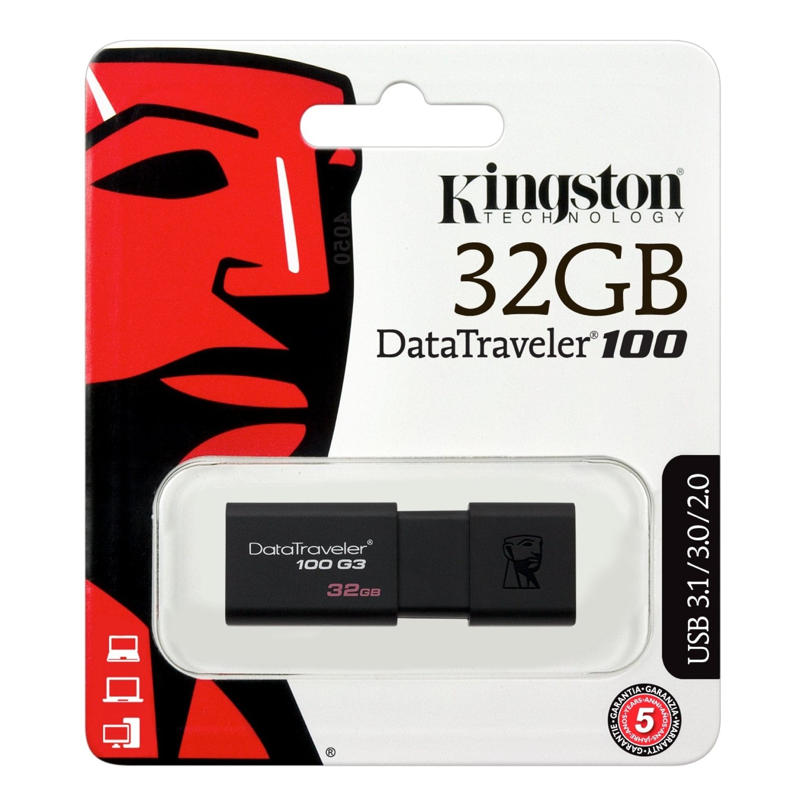 Memoria USB Kingston DataTraveler 100 G3