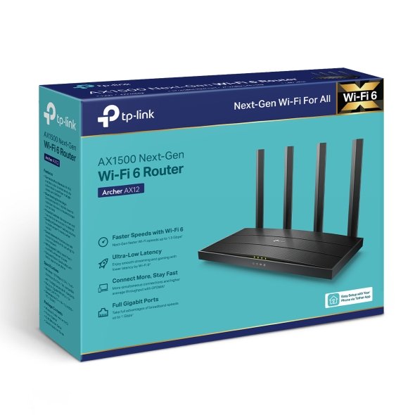 Router WiFi TP-Link Archer AX12